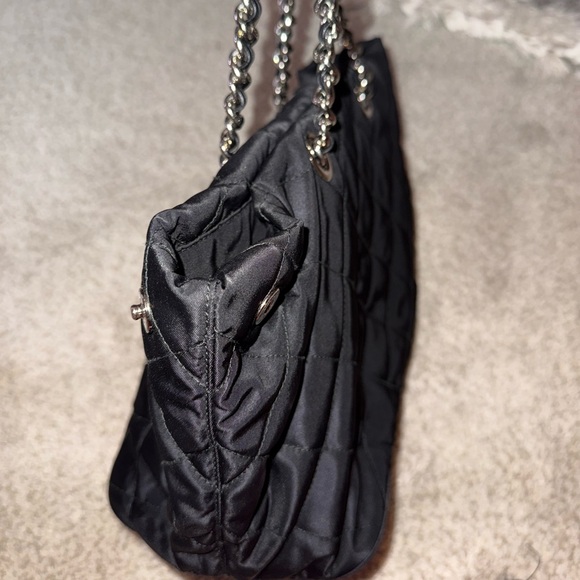 Prada Black Quilted Tote Bag - Picture 4 of 10